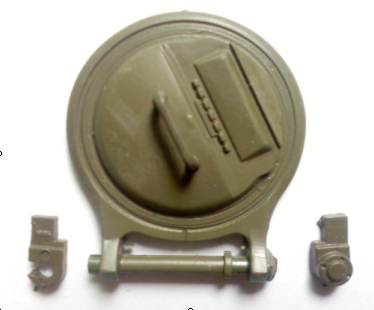 M26 Pershing cupola cover and hinge